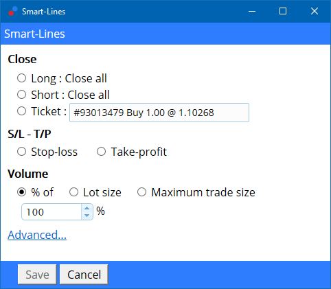 Lignes Intelligentes MetaTrader 4